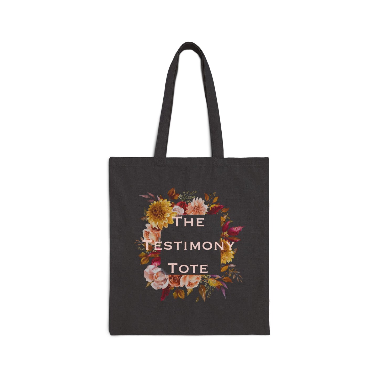 Burgundy Fall Tote: Isaiah 40:8